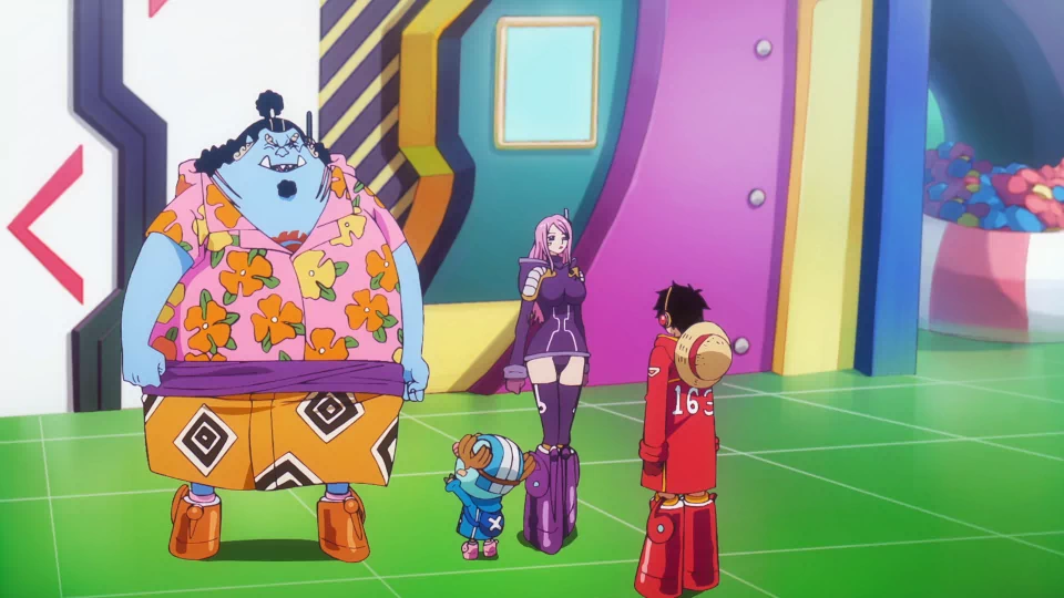 Uncle Jinbe has come by for a visit