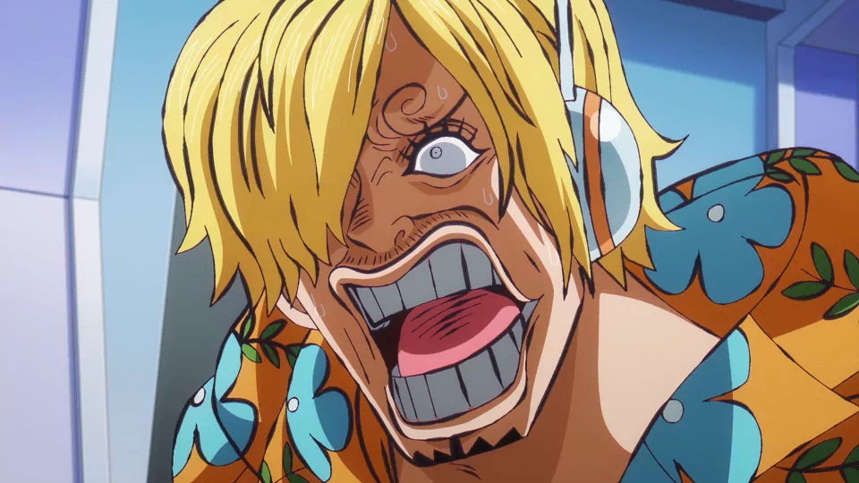 Sanji is a bit ruffled